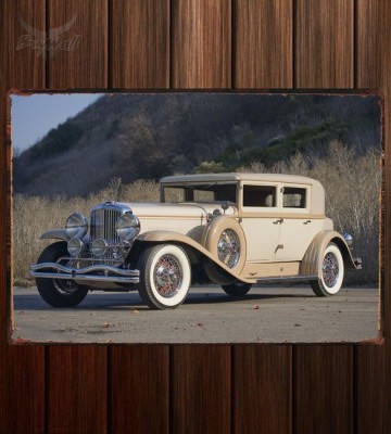 Металлическая табличка Duesenberg J 232 Arlington Sedan LWB by Derham